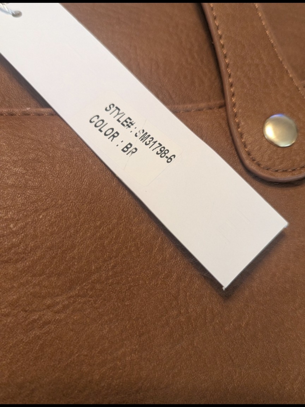 NWT Malibu Skye Evelyn SM31798-6 Crossbody Bag W Guitar Strap Brown - Picture 11 of 14